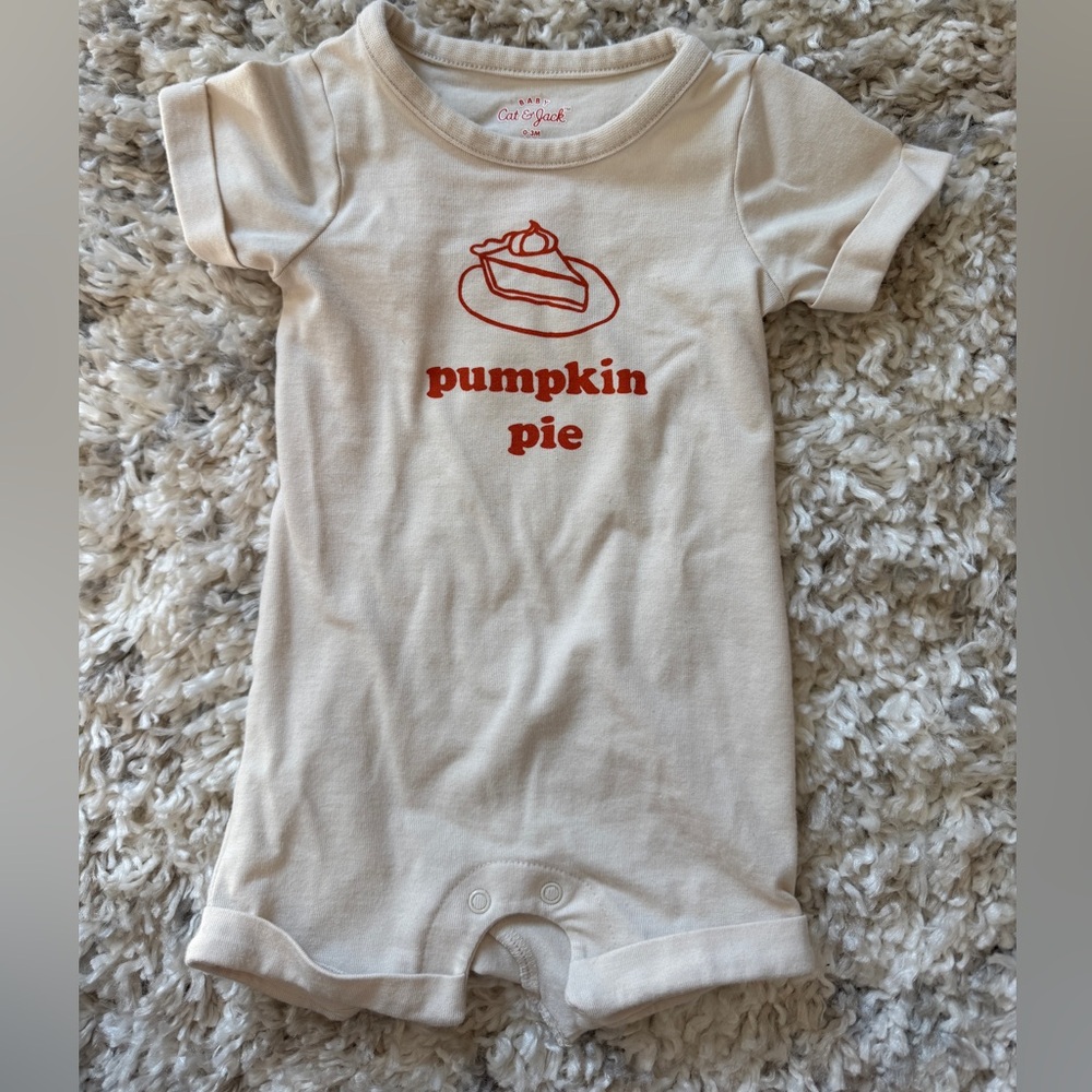 Baby thanksgiving romper